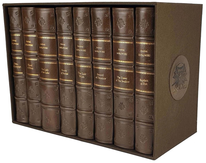 Sapkowski – The Witcher Complete Series, Leather Binding