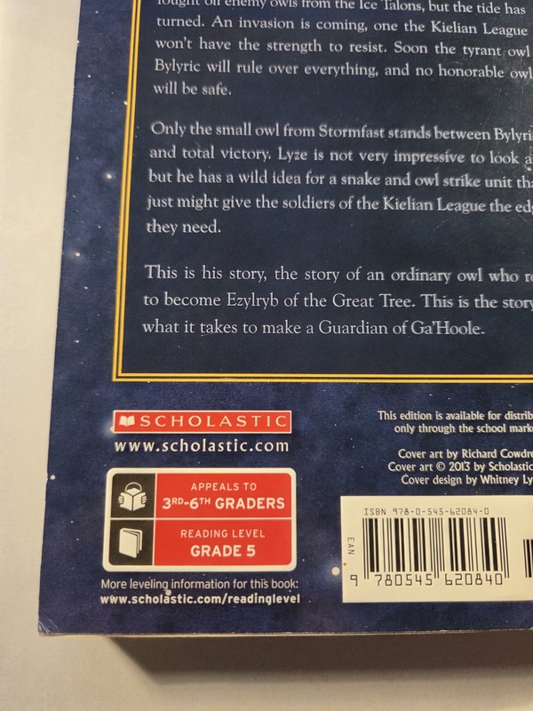 Guardians of Gahoole the Riseif A Legend Kathryn Lasky Scholastic Fantasy Novel gallery