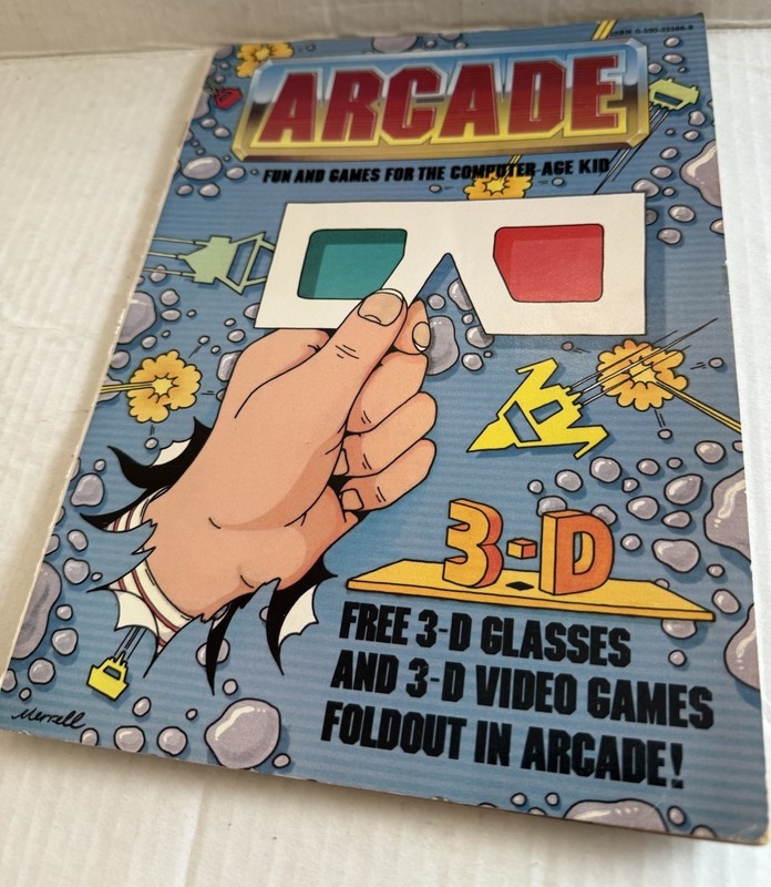 Arcade Electronic Video Games Magazine Computer Vintage