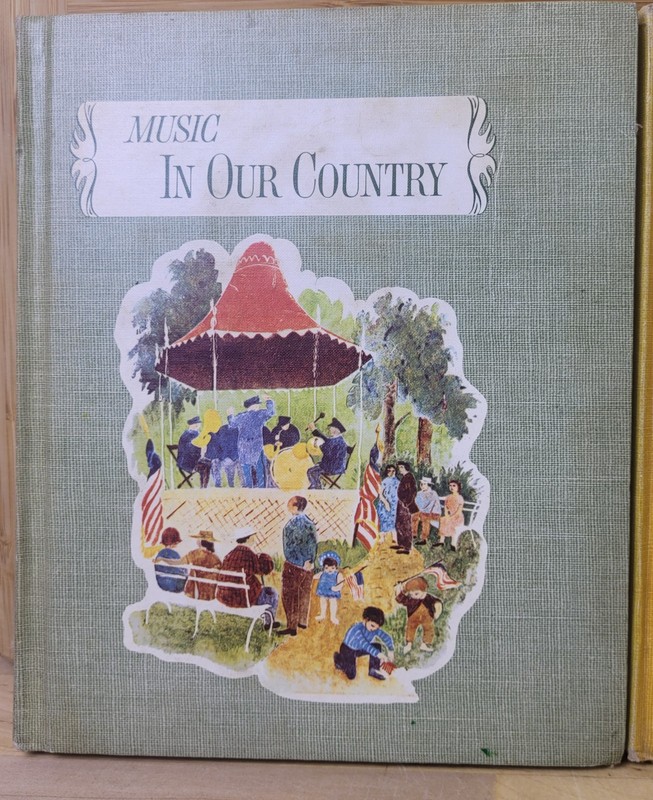 1962 Silver Burdett Music for Living Book Set In Our Country Near Far gallery