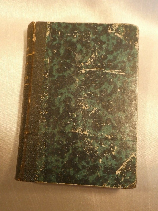 COLOMBA PROSPER MERIMEE tiny hardback ANTIQUE 1854 mini in FRENCH francois
