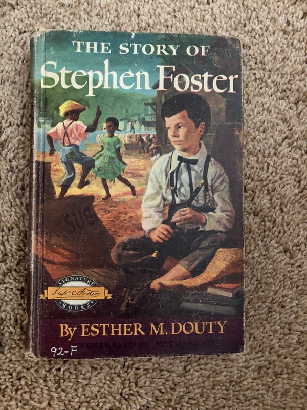 The Story of Stephen Foster Esther M. Douty illus. Jo Polseno Grosset & Dunlap