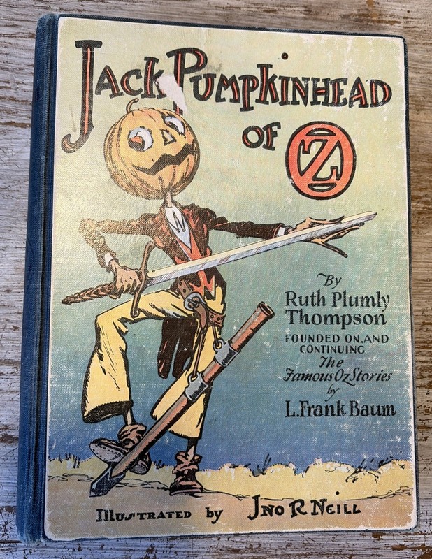 1929 – Jack Pumpkinhead of Oz by Ruth Plumly Thompson (L. Frank Baum) HC VINTAGE