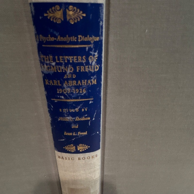 A Psycho-Analytic Dialogue Freud Abraham Basic Books 1965 Hardcover Ex-Library gallery