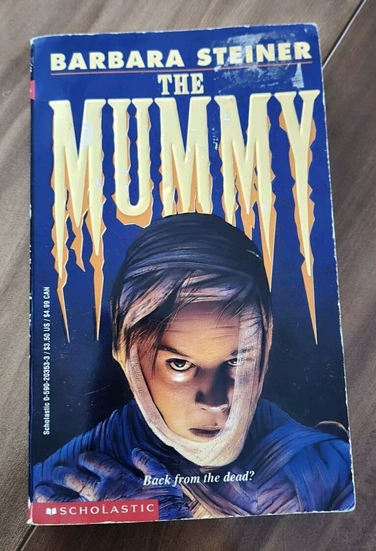 Barbara Steiner The Mummy 1st edition Scholastic YA horror books series rare