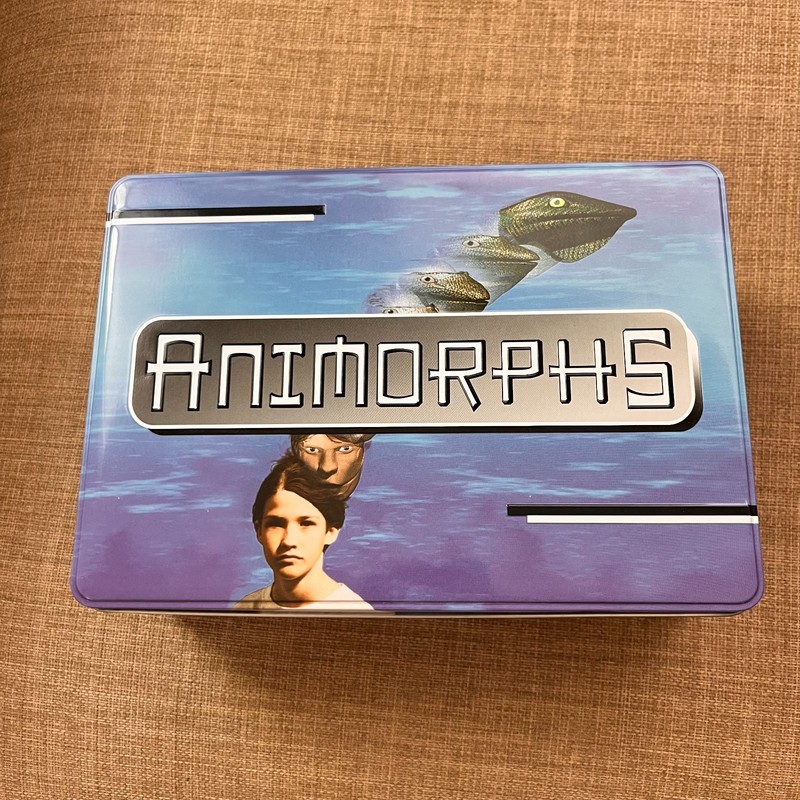 Animorphs Retro Tin Set Books 1-6 Paperback Scholastic Applegate 2020 Like New
