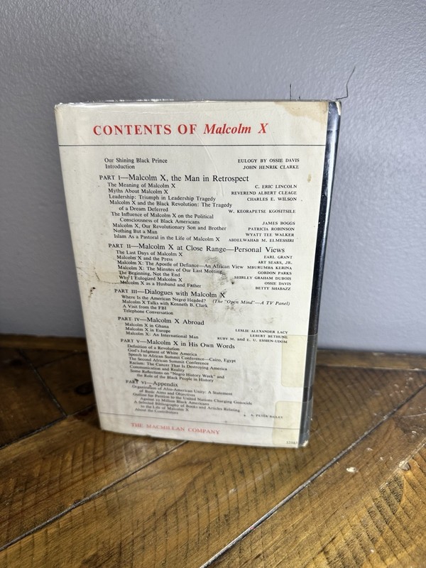 Malcolm X: The Man and His Times John Henrik Clarke 1ST EDITION 1969 HC Book gallery
