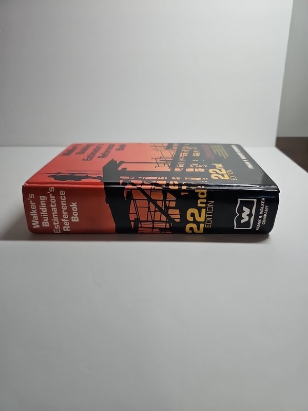 Walker's Building Estimator's Reference Book by FrankR Walker Company, 22nd Ed gallery