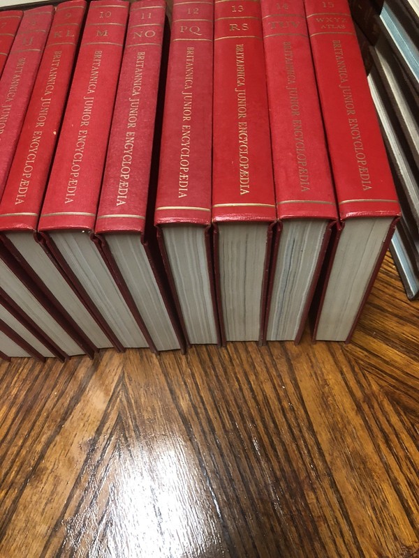 Britannica Junior Encyclopedia 1973 Complete Set Of 15 Hard Cover Books Vintage gallery