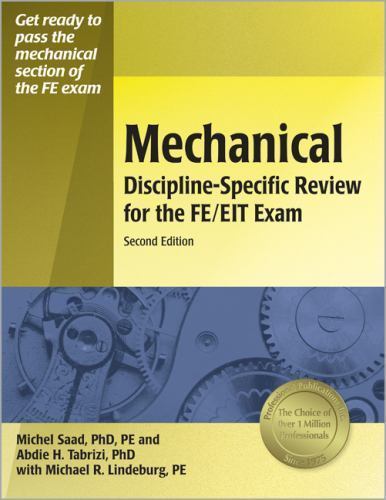 Mechanical Discipline-Specific Review for the FE/EIT – 1591260655, PE, paperback