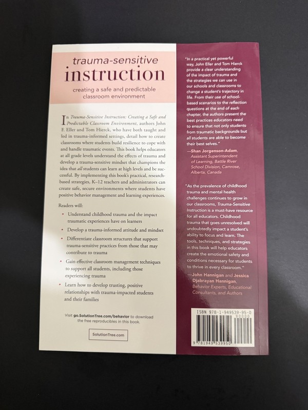 Trauma-Sensitive Instruction John F. Eller Tom Hierck Solution Tree PB Red gallery