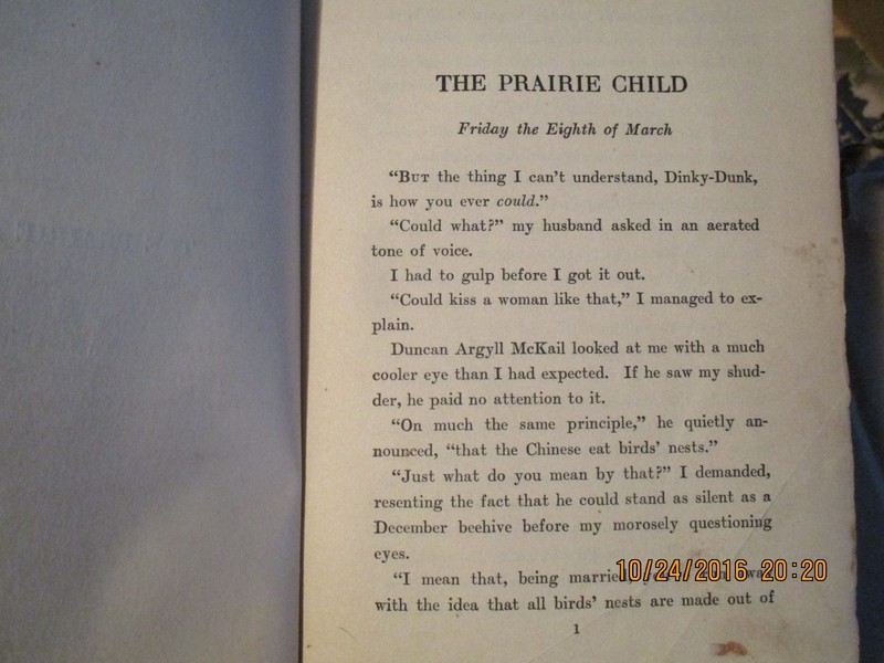 The Prairie Child 1922 Arthur Stringer Fiction Canada Family High Prairie jk36 gallery