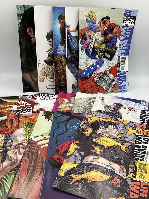 LIFE DURING WARTIME Spencer Ormston Vertigo Graphic Novel Comic Book (Set of 16)