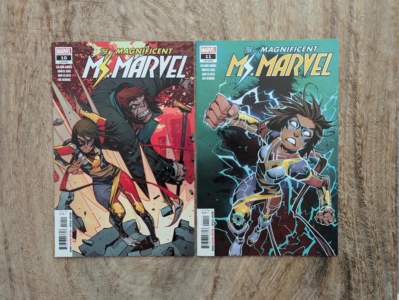 2x The Magnificent Ms Marvel #10 & 11 Marvel Comics 2019 2020 Bundle Lot