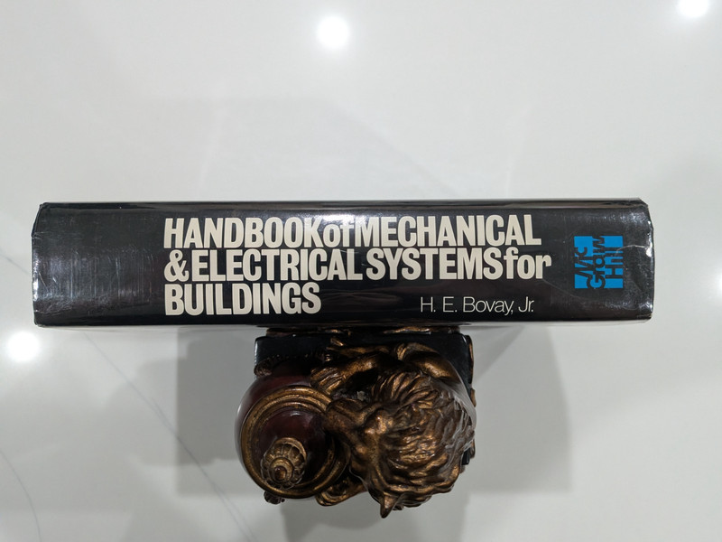 Handbook Mechanical & Electrical Systems Buildings | Bovay 1981 | 1st DJ Insert gallery