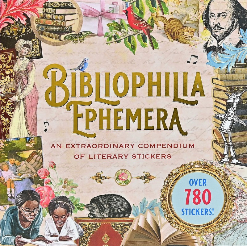 Bibliophilia Ephemera Sticker Book (over 780 stickers) – Peter Pauper Press