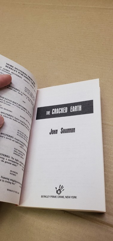 The Cracked Earth By John Shannon Berkely 1999 Paperback A Jack Liffey Mystery gallery