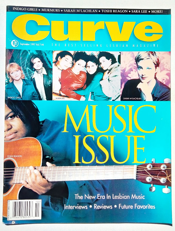 CURVE MAGAZINE SEPT. 1997, VINTAGE LESBIAN INTEREST PUBLICATION – NICE!