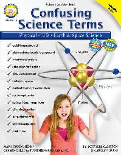 Confusing Science Terms, Grades 5 – 12 – Paperback By Cameron, Schyrlet – GOOD