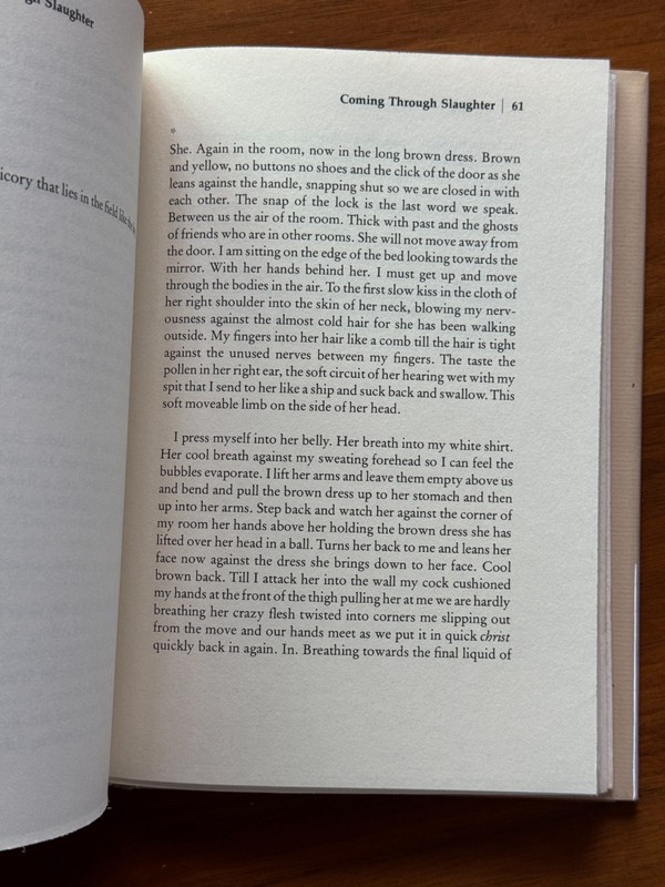COMING THROUGH SLAUGHTER BY MICHAEL ONDAATJE 1st EDITION INSCRIBED, ASSOCIATION gallery