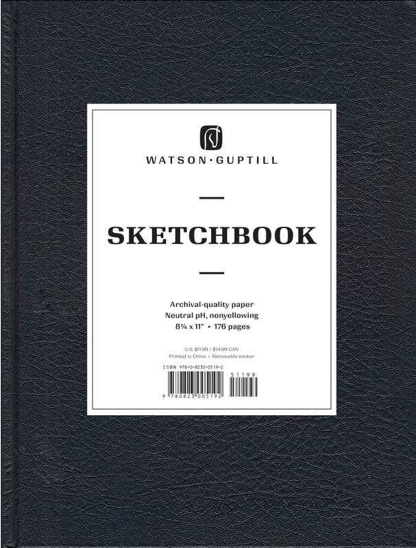 Large Sketchbook (Black) (Watson Guptill Sketchbooks), Watson-Guptill, Acceptabl