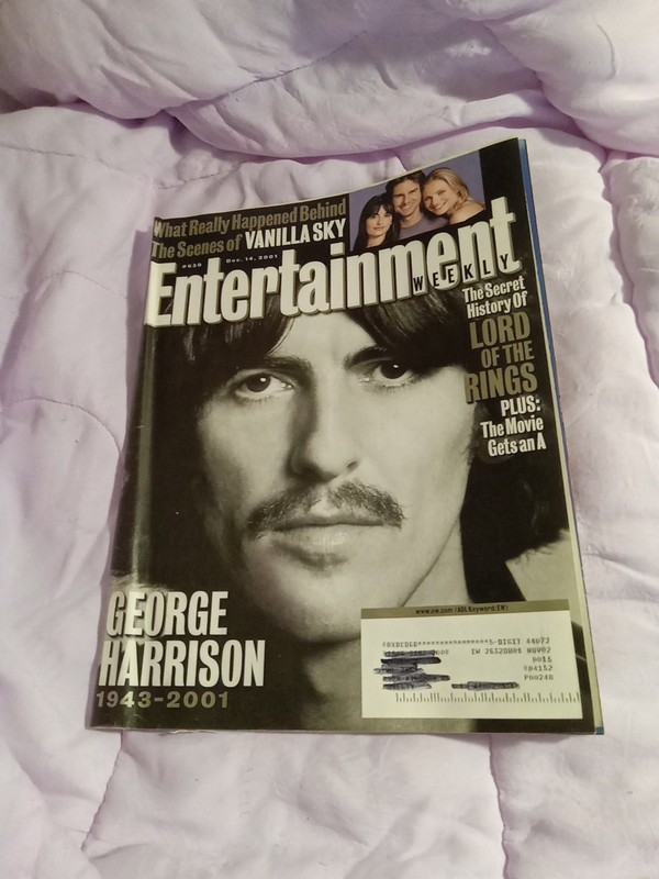 Entertainment Weekly December 14 2001 George Harrison #630