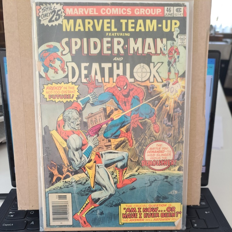 MARVEL TEAM-UP #46 1976 Spider Man and Deathlok Sal Buscema COMIC