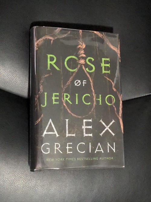 Signed Alex Grecian Rose of Jericho Nightfire Hardcover Near Fine Condition