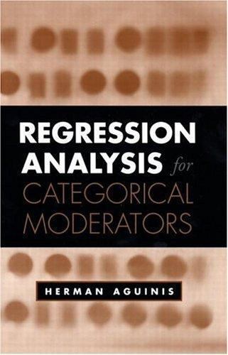 Regression Analysis for Categorical Moderators by Aguinis, Herman