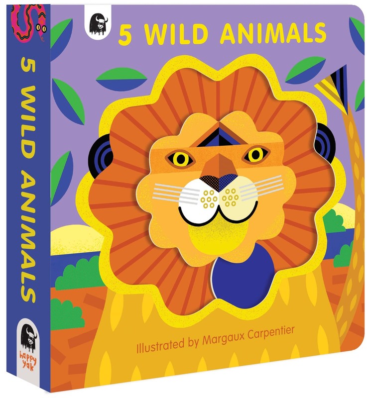 5 Wild Animals – board book Carpentier, Margaux|Happy Yak