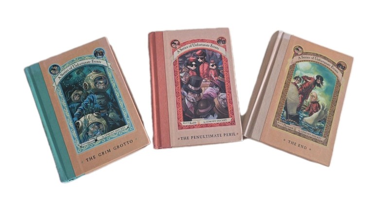 Lot of 3 A Series Of Unfortunate Events Lemony Snicket Books 11, 12, 13