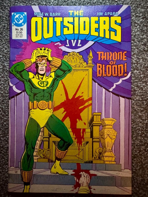 The Outsiders #26 | DC Comics | December 1987 | 1980s DC | Very Good