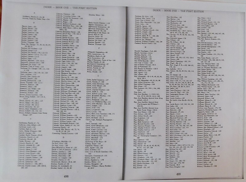 Family of Hay, HARDBOUND, 515pgs; indexed to over 3,500 descendents of Hay gallery