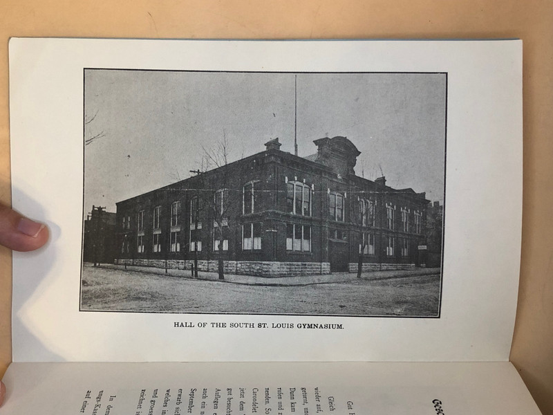 South St Louis Gymnastic Society OLD ANTIQUE BROCHURE 1906 STL MISSOURI GERMAN gallery
