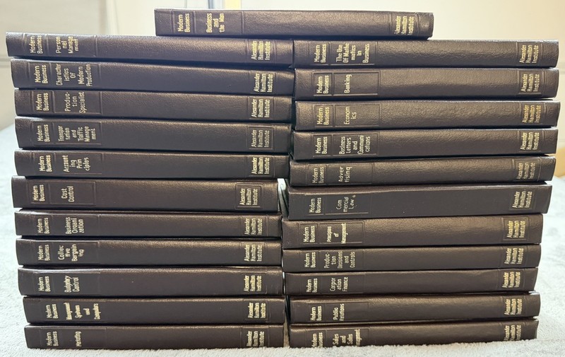 Modern Business Alexander Hamilton Institute 23 Volume Set 1970’s