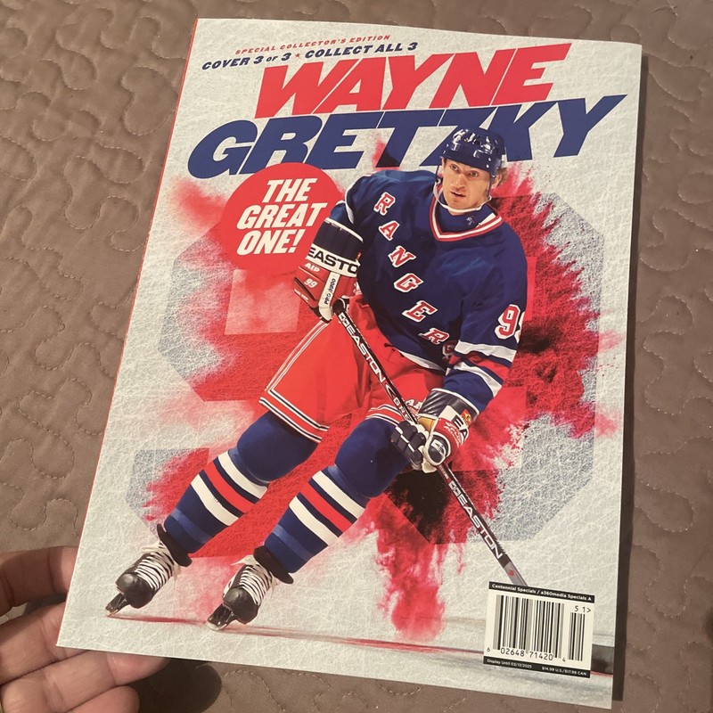 WAYNE GRETZKY Special Edition The GREAT ONE 360 Media Cover 3/3 2024 NHL Hockey