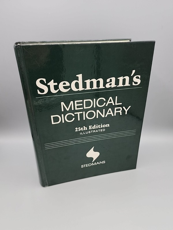 Stedman’s Medical Dictionary 25th Edition Illustrated Hardbound 1,784 Pages