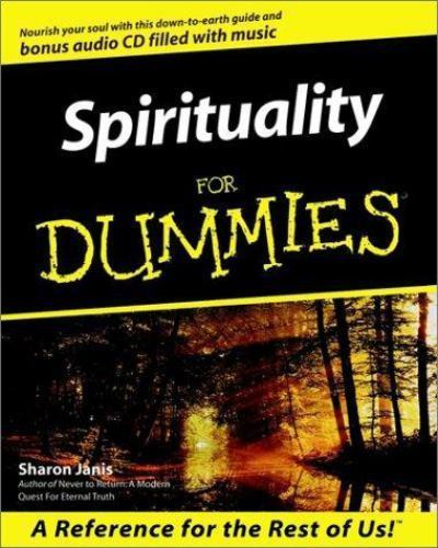 BRAND NEW BOOK W/ SEALED CD, Spirituality for Dummies, Paperback, No marks