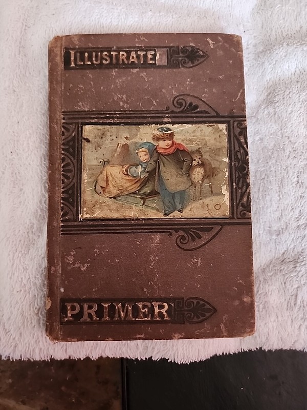 Antique 1877 Illustrated Primer Boston &Dover, N.H. DAY & Co.Other Stories Book