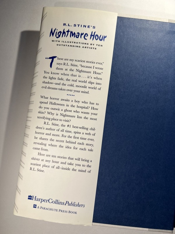 R. L. STEIN - 1st Printing NIGHTMARE HOUR - Time for Terror - HARDCOVER gallery