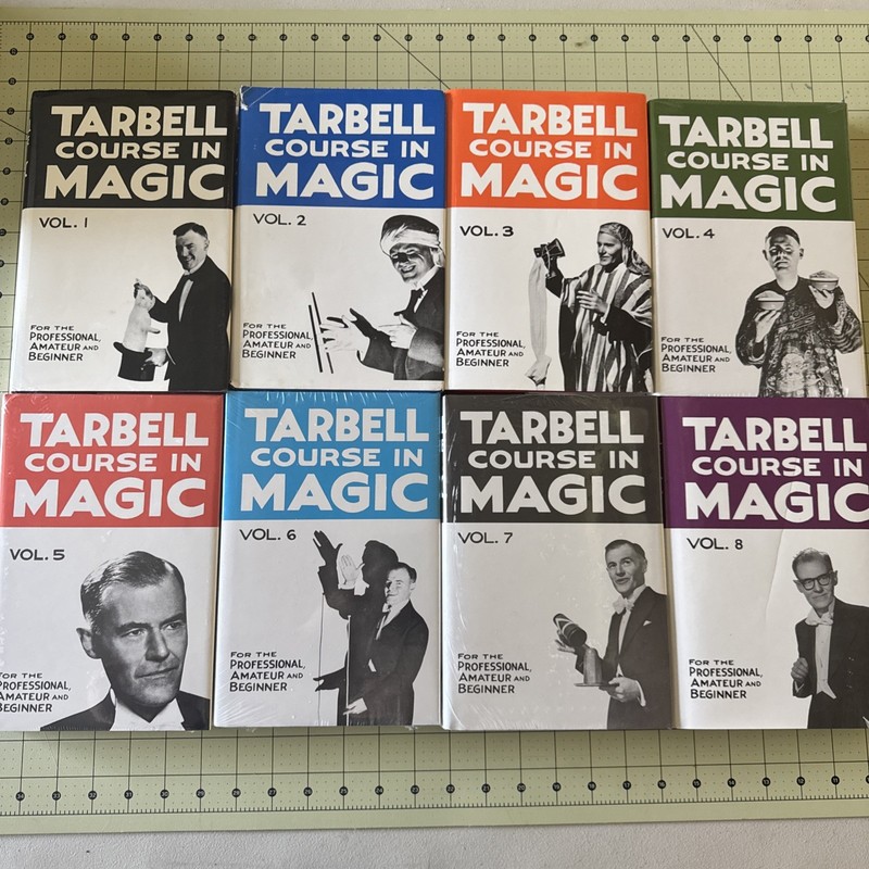 Tarbell Course in Magic Vol 1–8 Complete Set Robbins Books Some Sealed Some Used