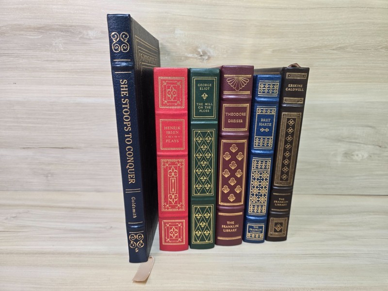 6 Vintage Books 5 Franklin Library 1 Easton Press Leather Bound
