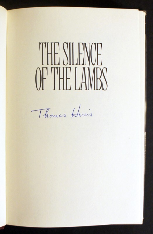 SIGNED - THE SILENCE OF THE LAMBS, Thomas Harris, Not Incribed (Anthony Hopkins) gallery