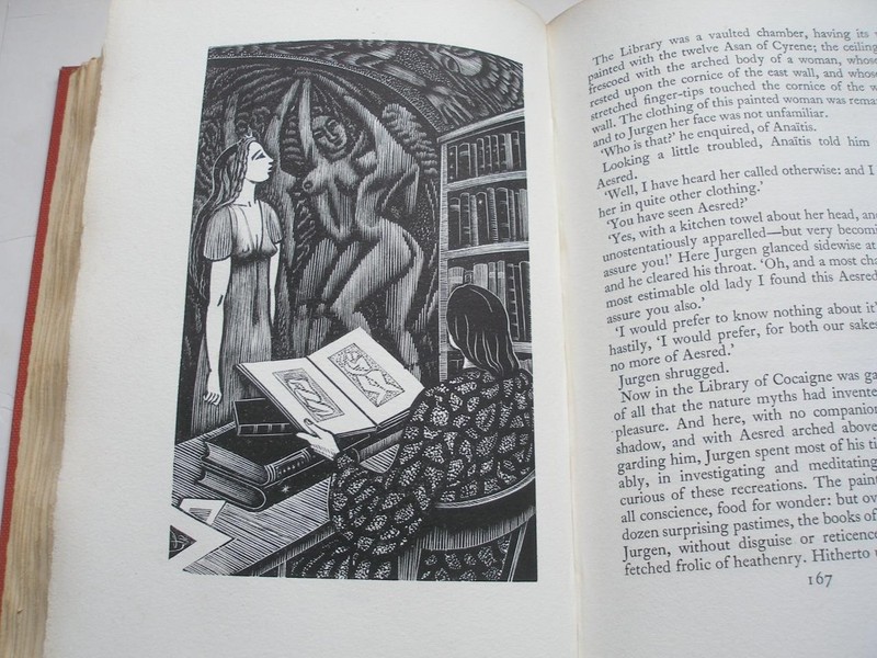 JURGEN James Branch Cabell Wood engravings John Buckland Wright. Golden Cockerel gallery