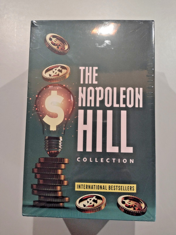 The Napoleon Hill Collection, boxed set of 4 softcovers orig. plastic, brand new