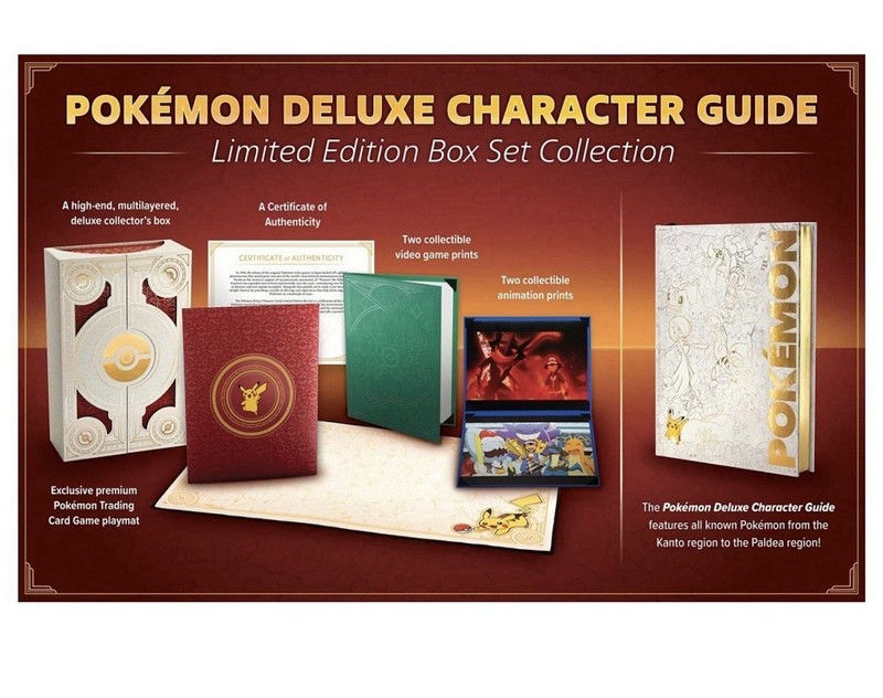 PRESALE 8/25/26Pokémon Deluxe Character Guide Limited Edition Box Set Collection