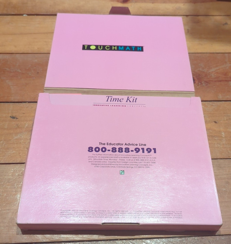 TouchMath Time Kit The 1st Edition (TM341) (Missing pages 1-6) gallery