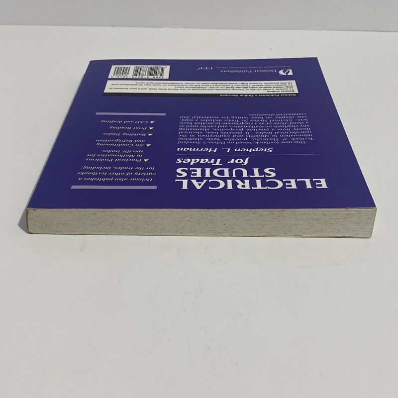 Electrical Studies for Trades Paperback Stephen L. Herman New With Shelf ￼Wear gallery
