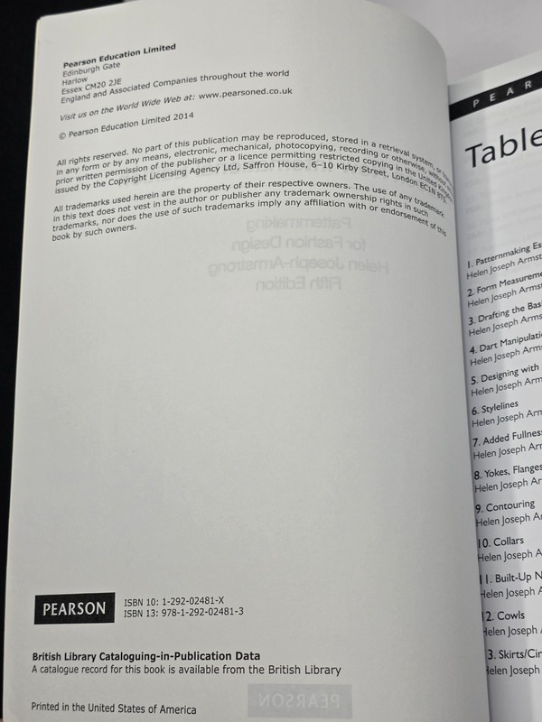 Patternmaking for Fashion Design INTERNATIONAL 5th EDITION Helen Pearson PB gallery