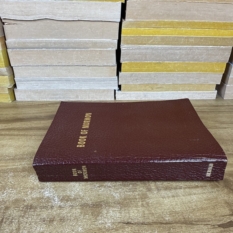Book Of Mormon Soft Bendable Vinyl Like Cover 8th Printing 1967 Independence M0 gallery